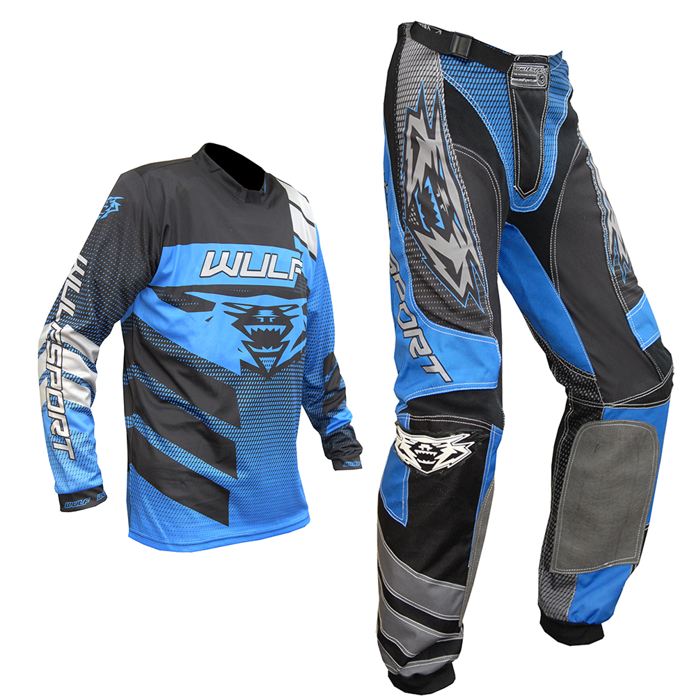 Wulfsport Kids Chlidren Cub Matrix Suit Pants Motocross Race Pant ...