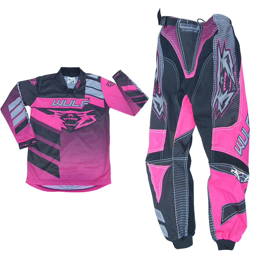 Wulfsport Kids Chlidren Cub Matrix Suit Pants Motocross Race Pant ...