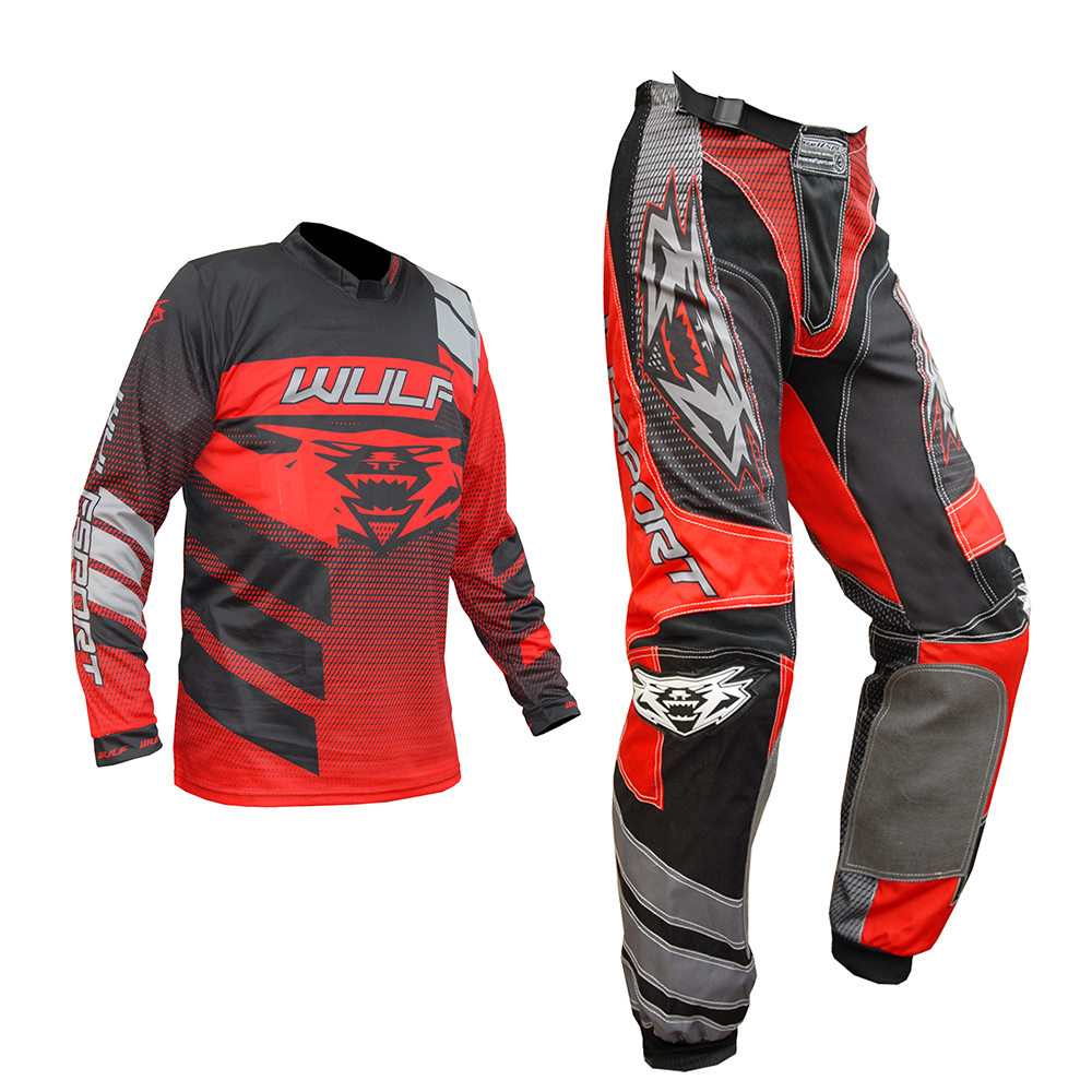 Wulfsport Kids Chlidren Cub Matrix Suit Pants Motocross Race Pant ...