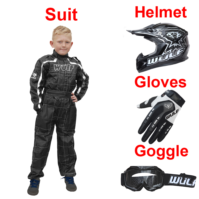 kids motocross suit