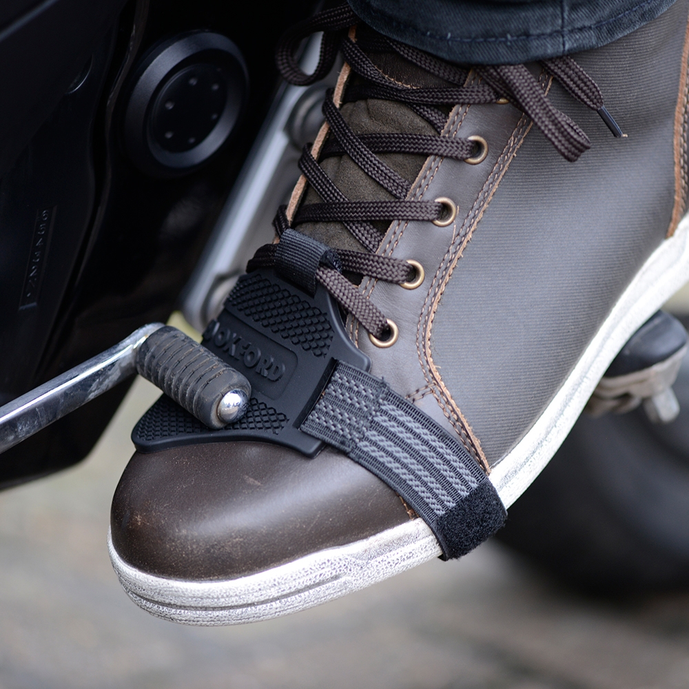 shoe protector for motorcycle riding