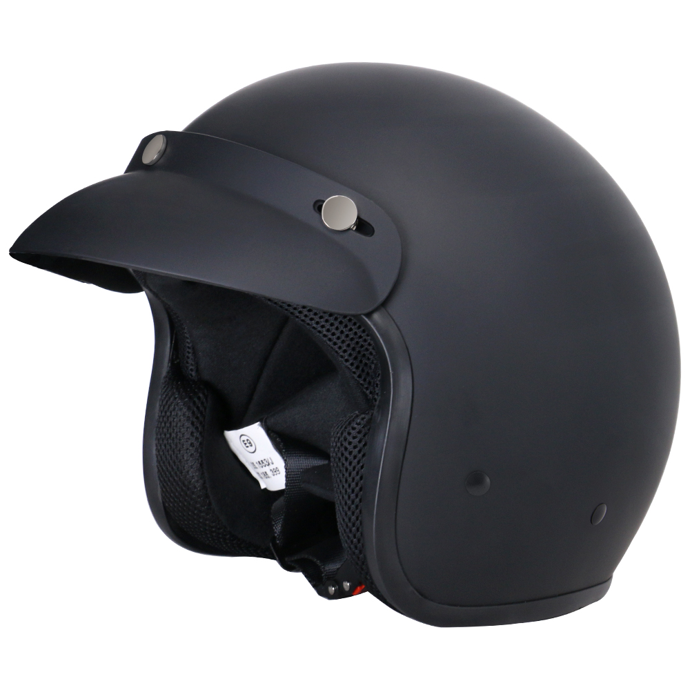 Zorax ZOR-604 Open Face Motorbike Motorcycle Helmet Scooter MOD RETRO HELMET