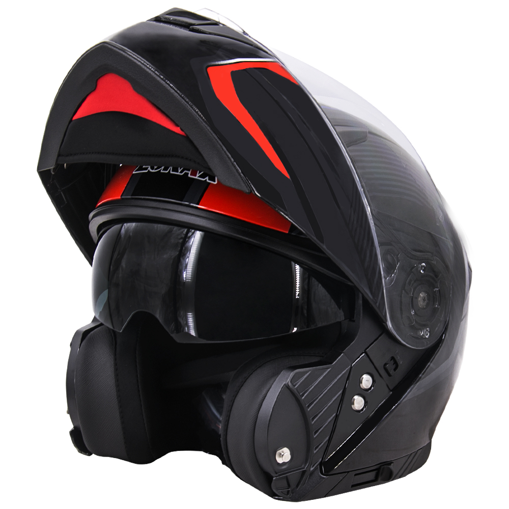 Leopard Inner Clear Visor LEO-888 Flip Up Motorbike Motorcycle Helmet 