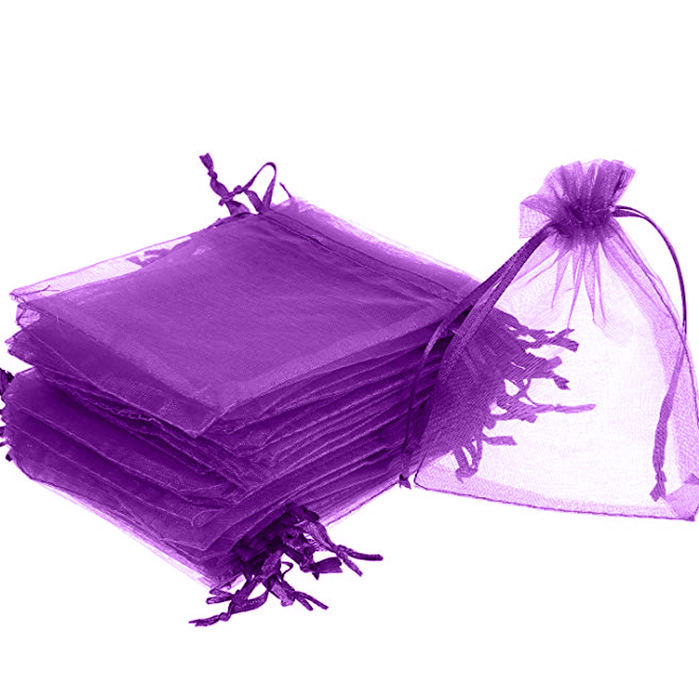 5X7CM LUXURY Organza Gift Bags Jewellery Pouch Small Wedding Party