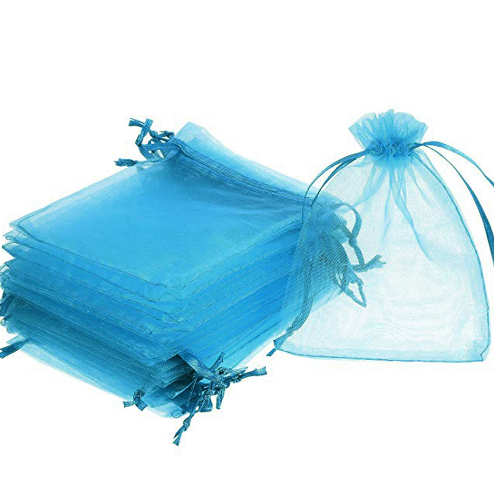 50 ORGANZA BAGS Wedding Party Favour Gift Candy Jewellery Pouch Large Small 25 